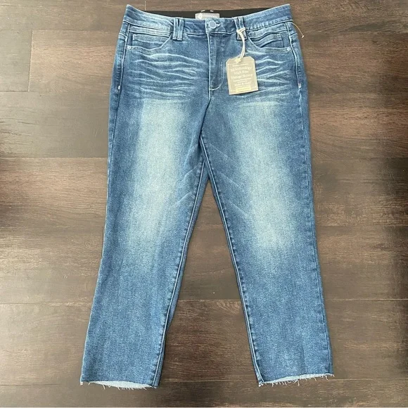 DEMOCRACY AB Technology High Rise Raw hems Women's Jeans-Sizes 8 & 10 - Picture 5 of 11